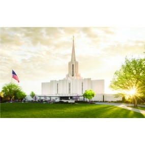 Jordan River Utah Temple No-Flip Recommend Holder